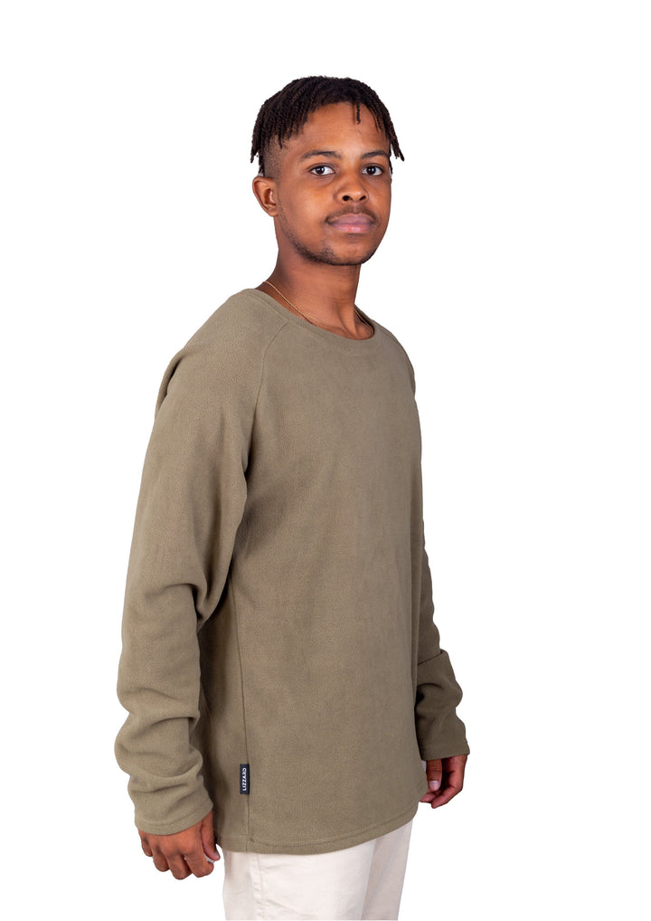 Palak- Mens Crew Neck Fleece Lizzard apparel