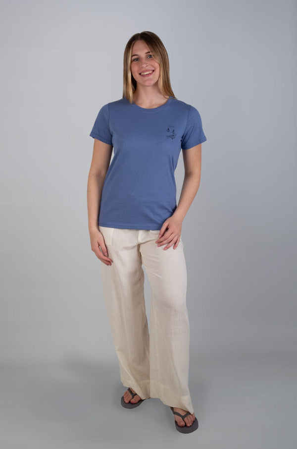 Pearie - Ladies S/S Tee Lizzard apparel Moonlight Blue / S