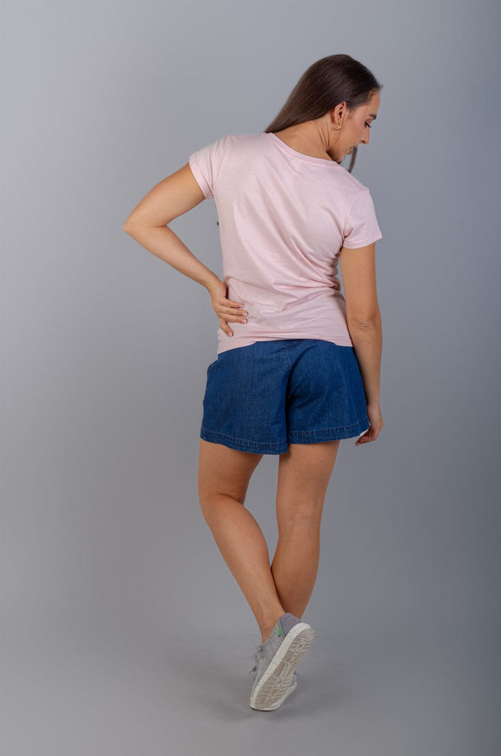 Peonie  - Ladies Cap Slv Tee Lizzard apparel