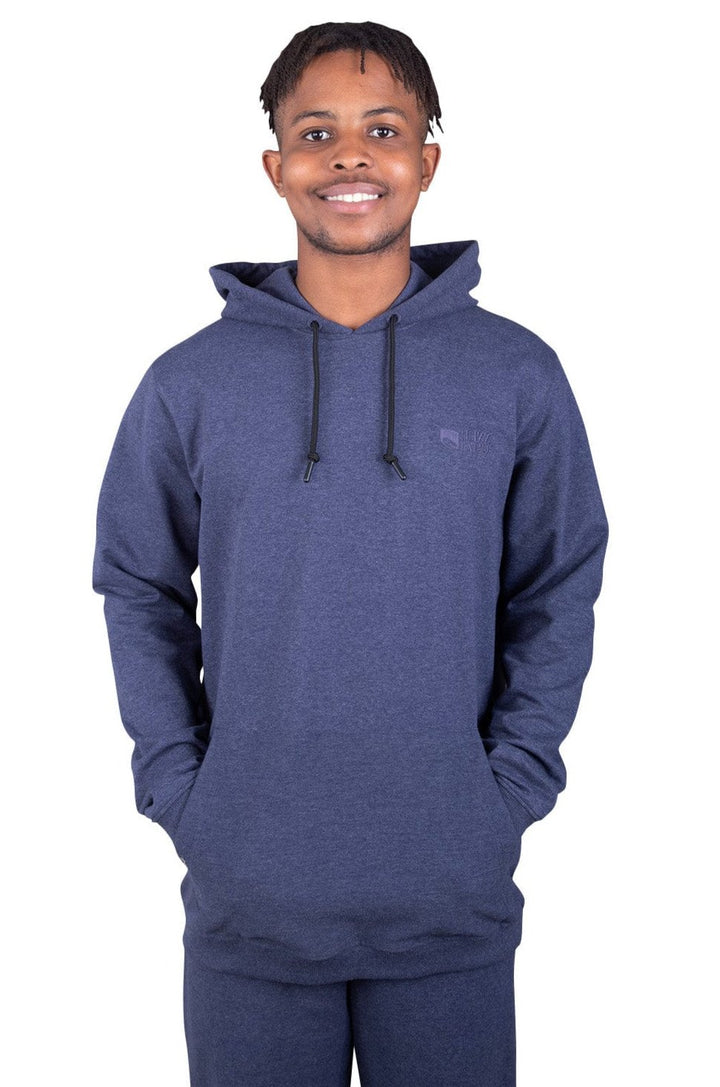 Pomace- Mens Hooded Pullover Lizzard apparel Navy / S