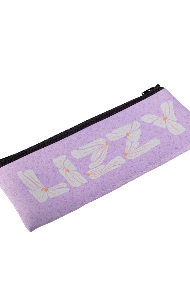Portici - Neoprene Pencil Case Lizzard accessories Lavender Daisy / One Size