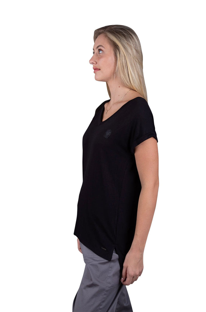 Portinka - Ladies V - Neck  S/S Tee Lizzard apparel