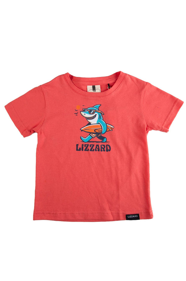 Rassie - Tot Boys Tee Lizzard apparel Coral / 1/2