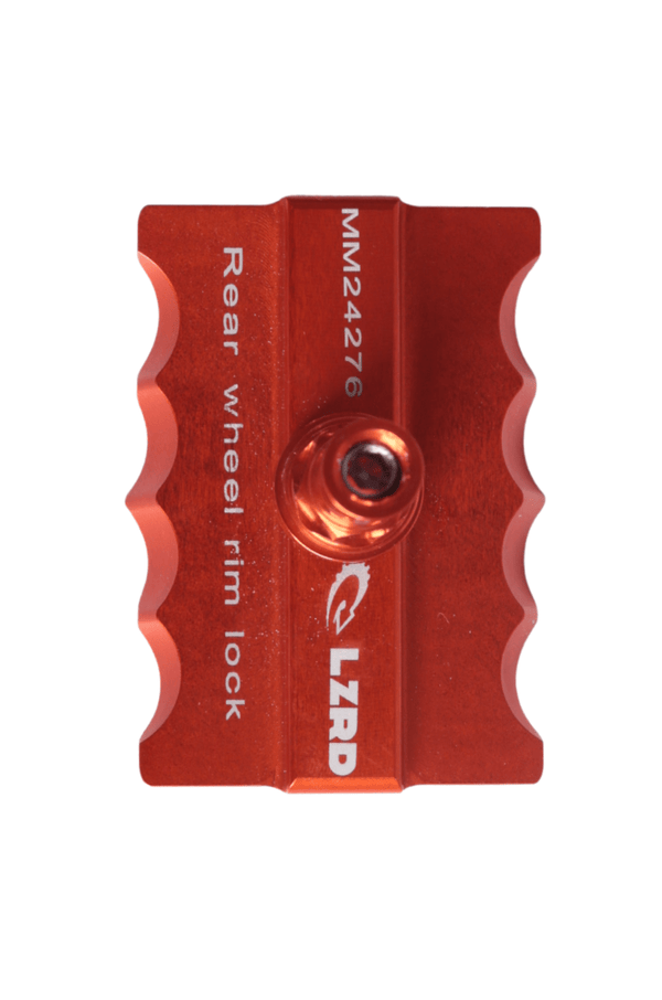 Rear Wheel Rim Lock Lizzard bike Orange / One Size