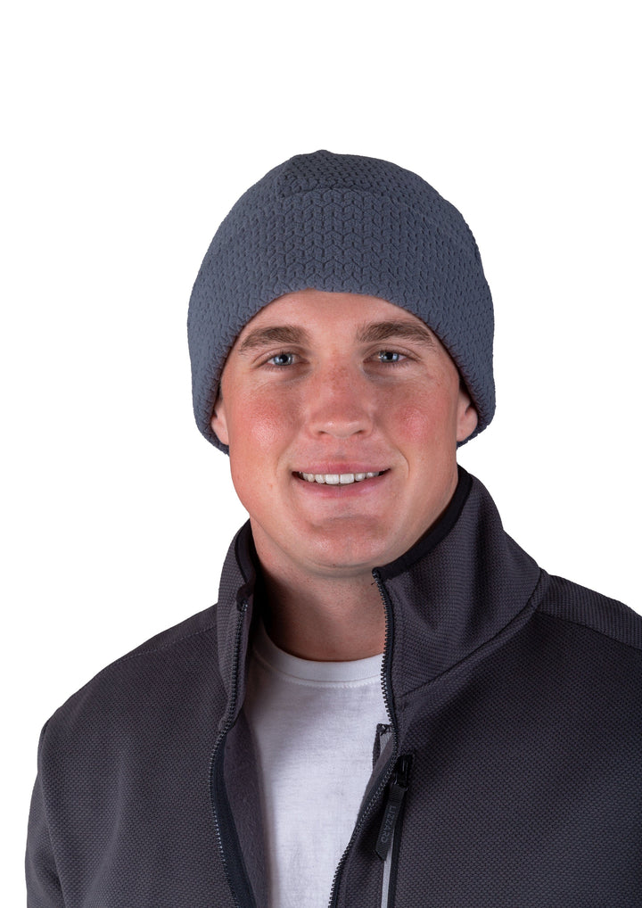 Rease- Mens Beanie Lizzard accessories Grey / One Size