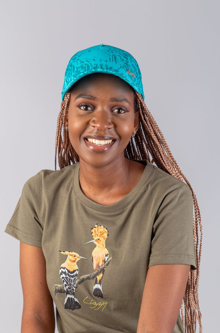 Rebekah - Ladies Cap Lizzard accessories Aqua Swirl / One Size