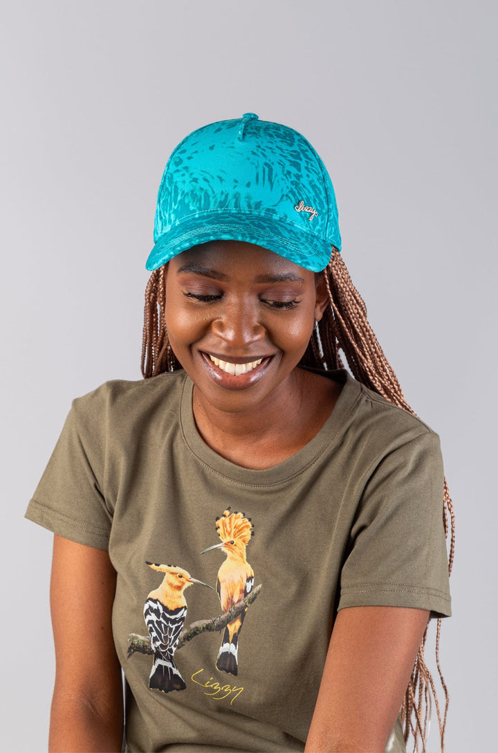 Rebekah - Ladies Cap Lizzard accessories Aqua Swirl / One Size