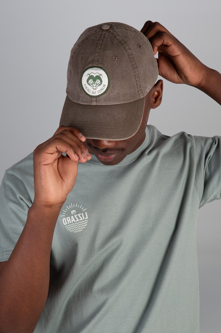 Reggio - Mens Cap Lizzard accessories Stone Brown / One Size