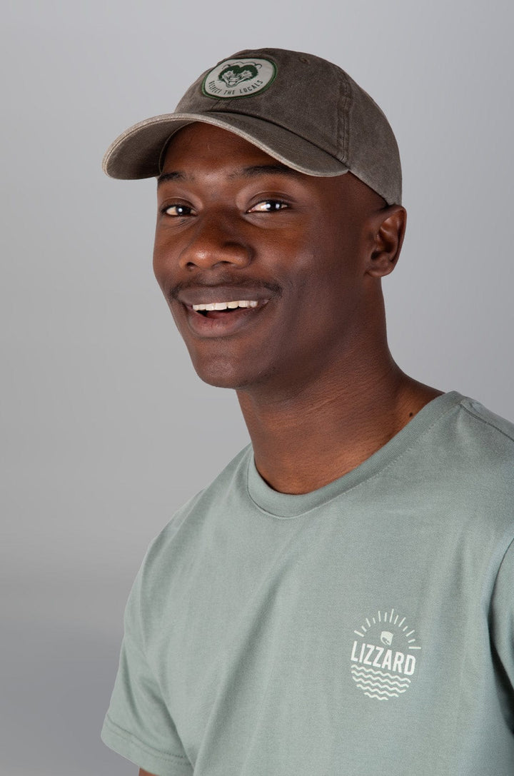 Reggio - Mens Cap Lizzard accessories Stone Brown / One Size