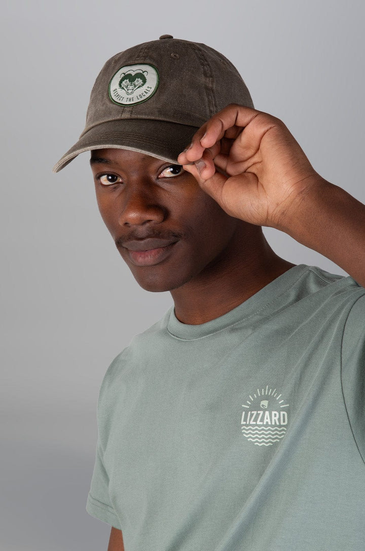 Reggio - Mens Cap Lizzard accessories Stone Brown / One Size