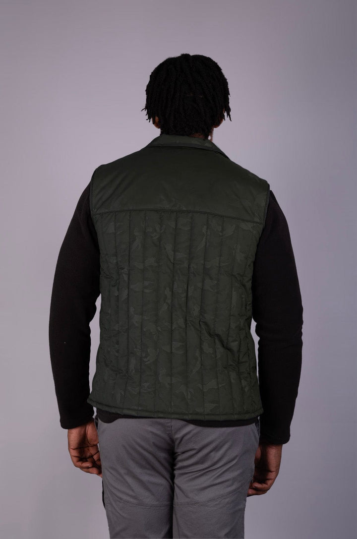 Revolt - Mens Quilted Gilet Lizzard apparel