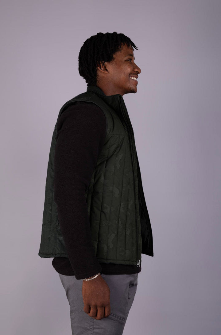 Revolt - Mens Quilted Gilet Lizzard apparel