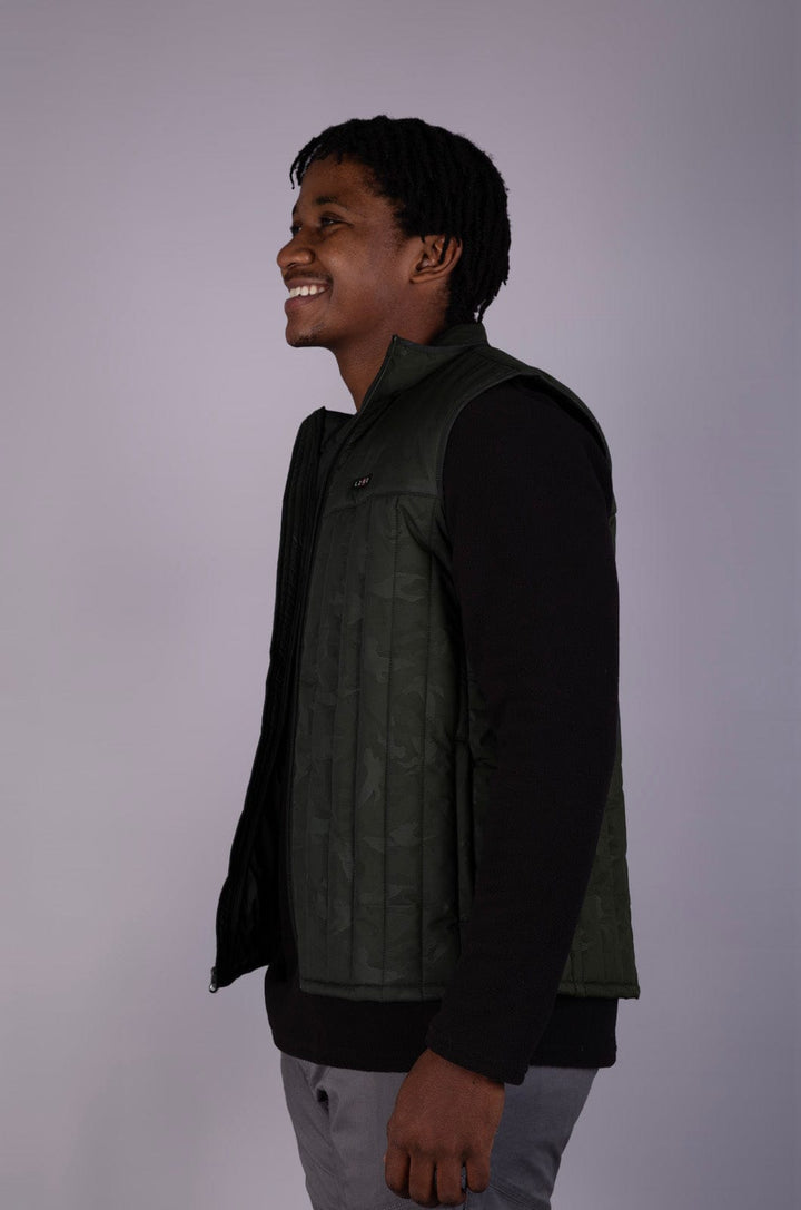 Revolt - Mens Quilted Gilet Lizzard apparel