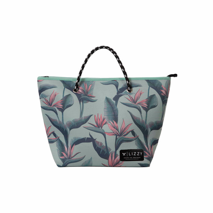 Rozani 23 - Neoprene Bag Lizzard accessories Mint Floral / One Size