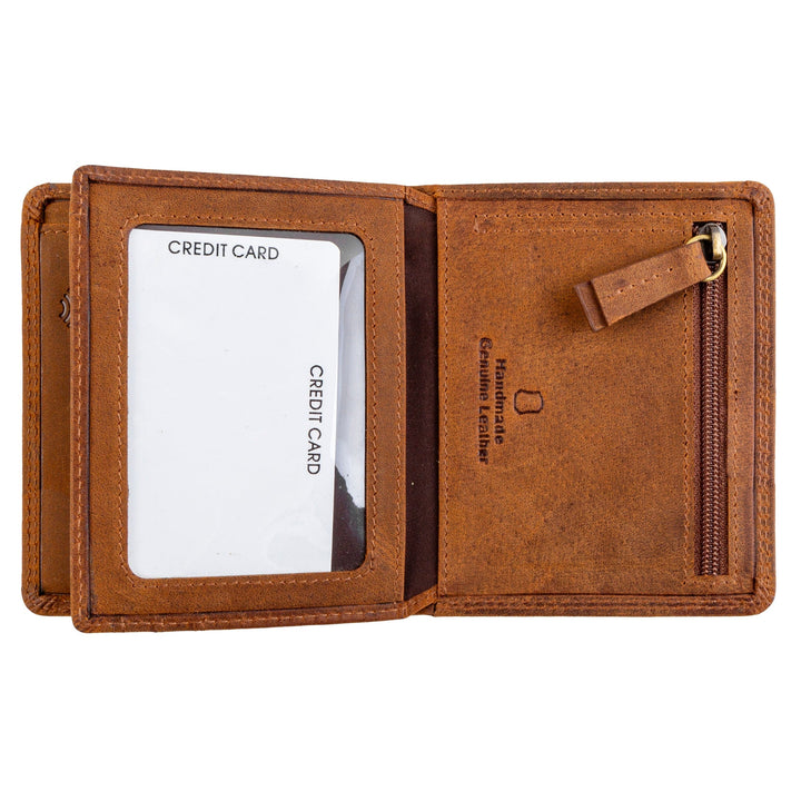 Russel 25 - Leather Wallet Lizzard accessories Faded Tan Brown / One Size
