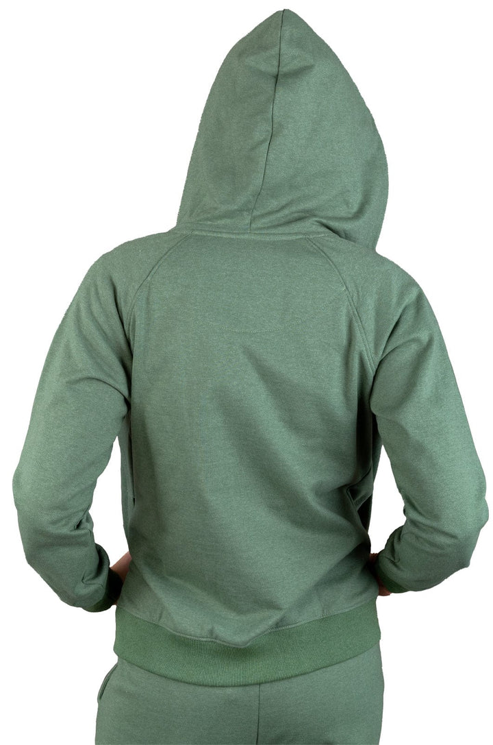 Sangria - Ladies Hooded Zip-Thru Lizzard apparel