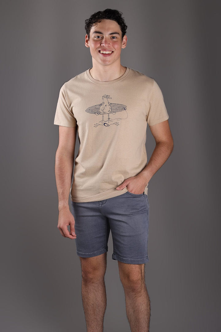 Seagull Surfer- Mens S/S Tee Lizzard apparel