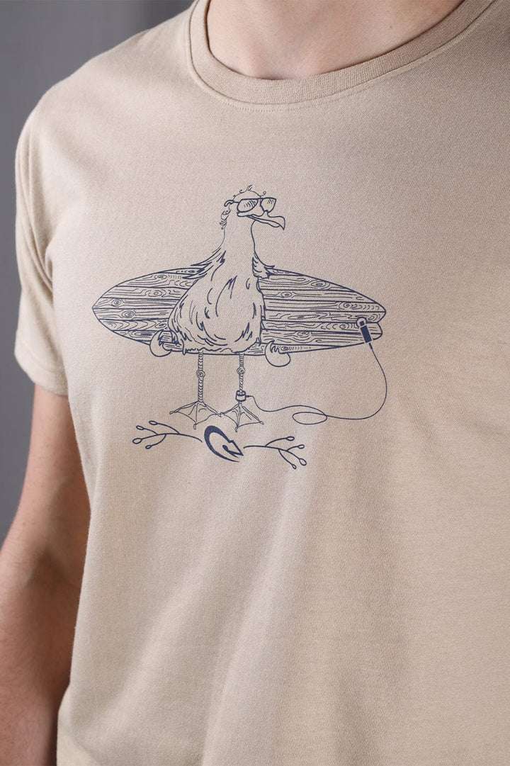 Seagull Surfer- Mens S/S Tee Lizzard apparel