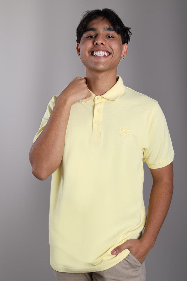 Shipton 23 - Mens S/S Polo Lizzard apparel Vanilla Yellow / S