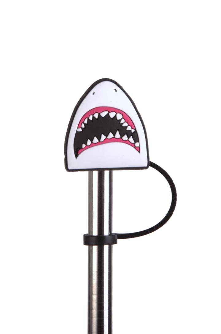 Silicone Straw Cover Lizzard flask Jaws / One Size