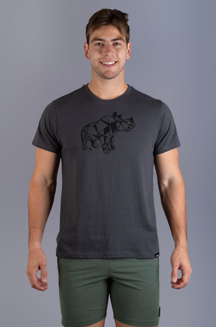 Slade - Mens S/S Tee Lizzard apparel Charcoal / XS