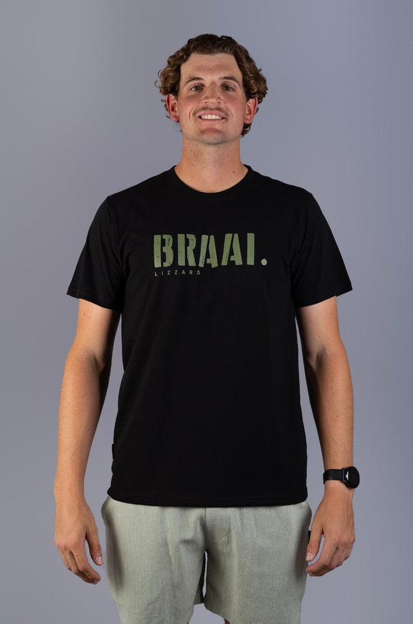 Soldaat 24 - Mens S/S Tee Lizzard apparel Black / S