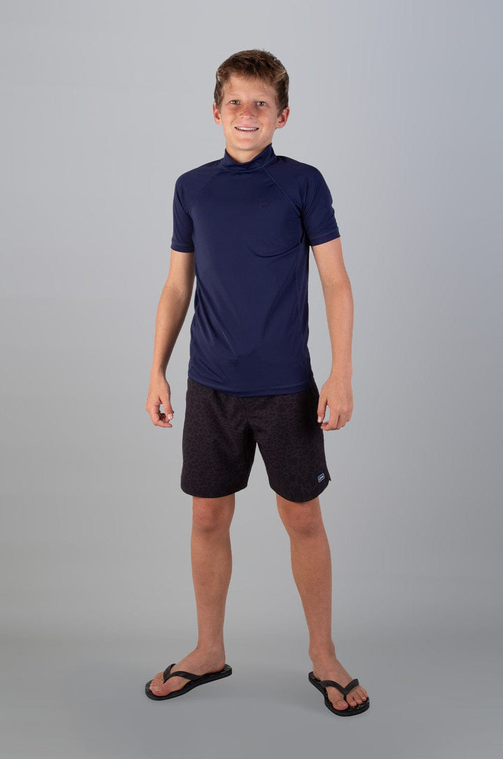 Tapir -  Teen Boys S/S Rashie Lizzard swimwear lycra