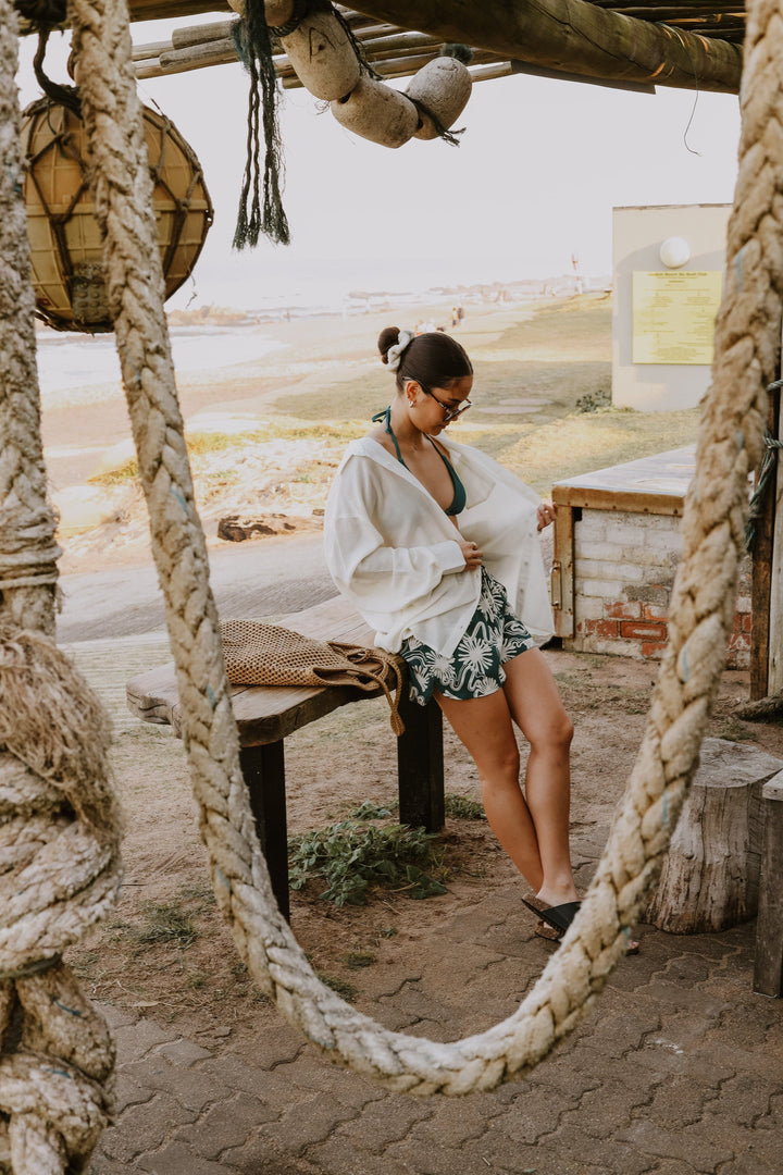 Tarica - Ladies L/S  Button Up Lizzard apparel