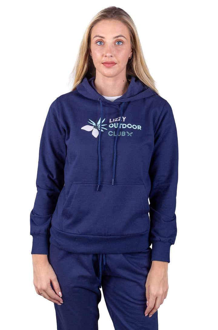 Tiswin - Ladies Hooded Pullover Lizzard apparel Navy / XS