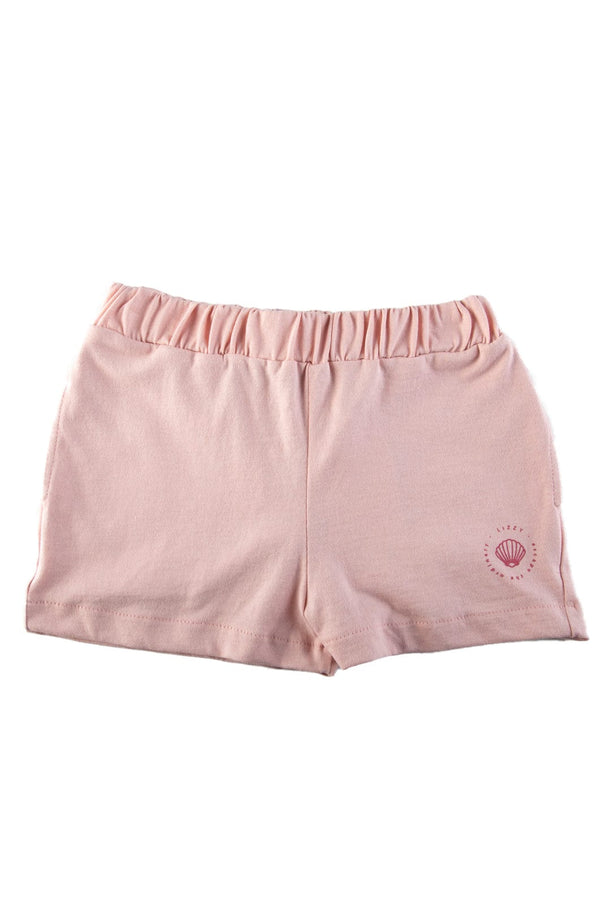 Toba - Tot Girls Shorts Lizzard apparel Light Pink / 1/2