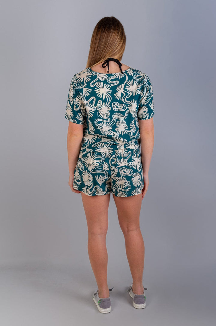 Ululani - Ladies S/S Blouse Lizzard apparel