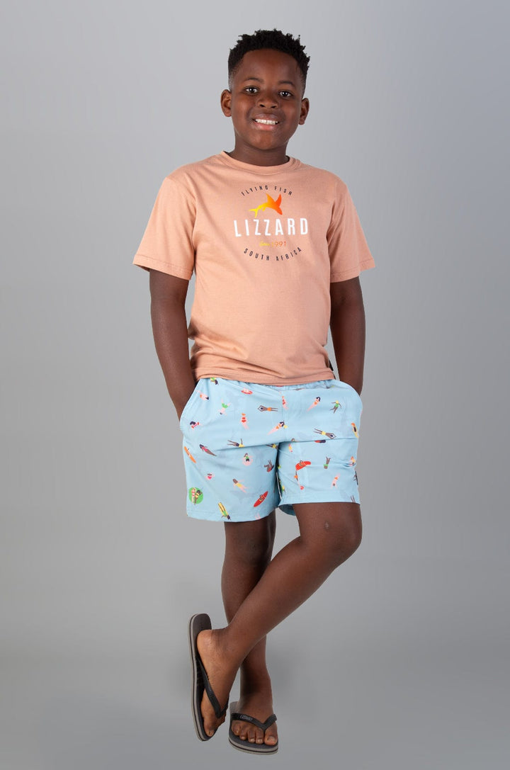 Verte - Teen Boys Boardie Lizzard apparel
