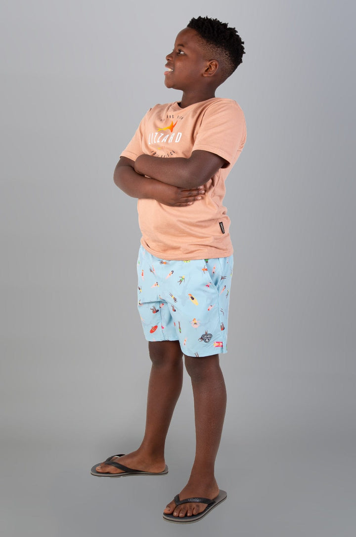 Verte - Teen Boys Boardie Lizzard apparel