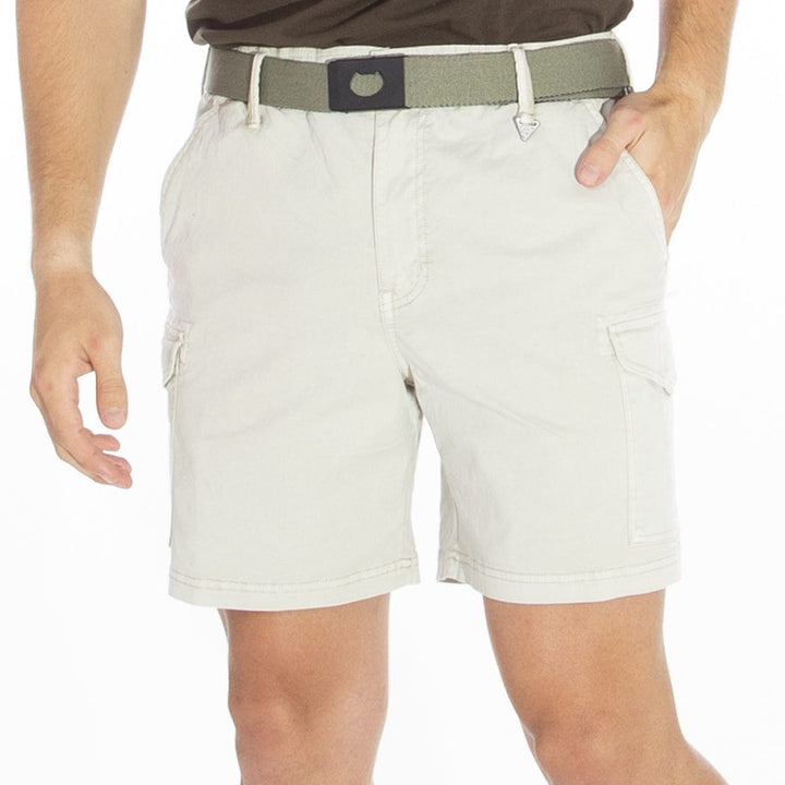 Vleis S22 - Mens Elasticated Walkshort Lizzard apparel Light Stone / XS