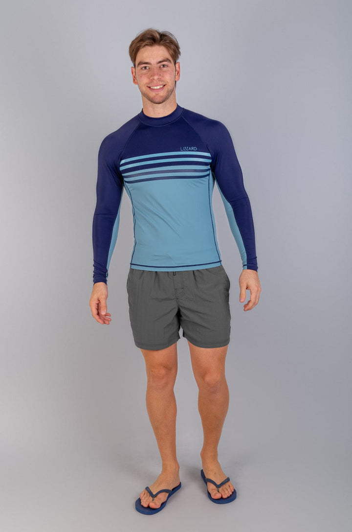 Wadler - Mens L/S Rashie Lizzard swimwear lycra