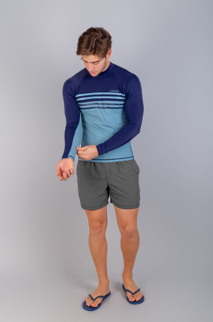 Wadler - Mens L/S Rashie Lizzard swimwear lycra