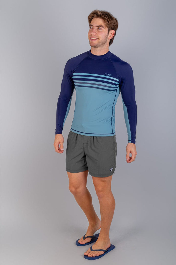 Wadler - Mens L/S Rashie Lizzard swimwear lycra