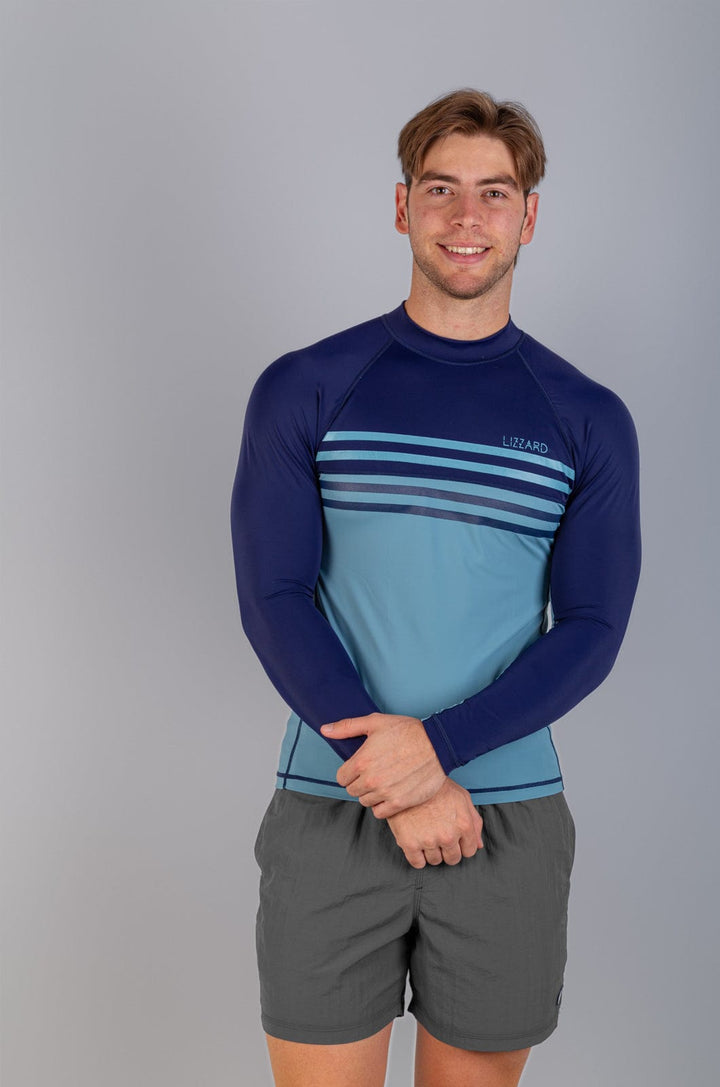 Wadler - Mens L/S Rashie Lizzard swimwear lycra