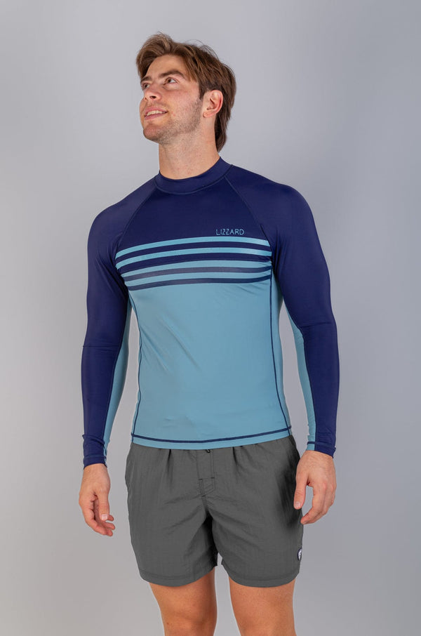 Wadler - Mens L/S Rashie Lizzard swimwear lycra