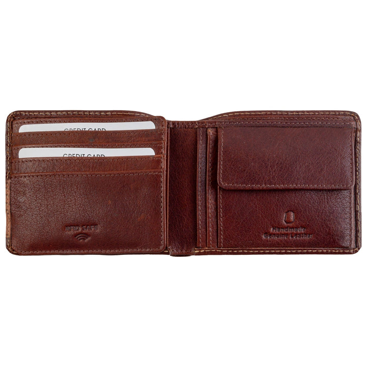 Wallen 25 - Leather Wallet Lizzard accessories Chocolate Brown / One Size