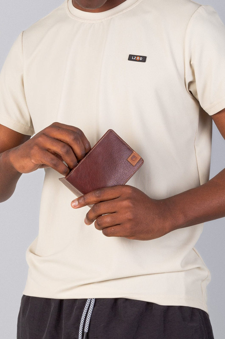 Wallen 25 - Leather Wallet Lizzard accessories Chocolate Brown / One Size