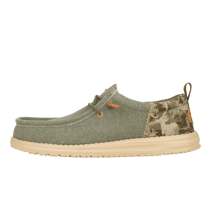 Wally Funk Hunt Camo Hey Dude footwear