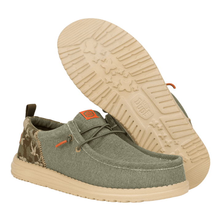 Wally Funk Hunt Camo Hey Dude footwear