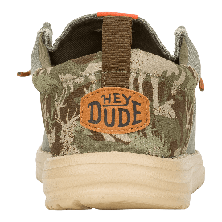 Wally Funk Hunt Camo Hey Dude footwear