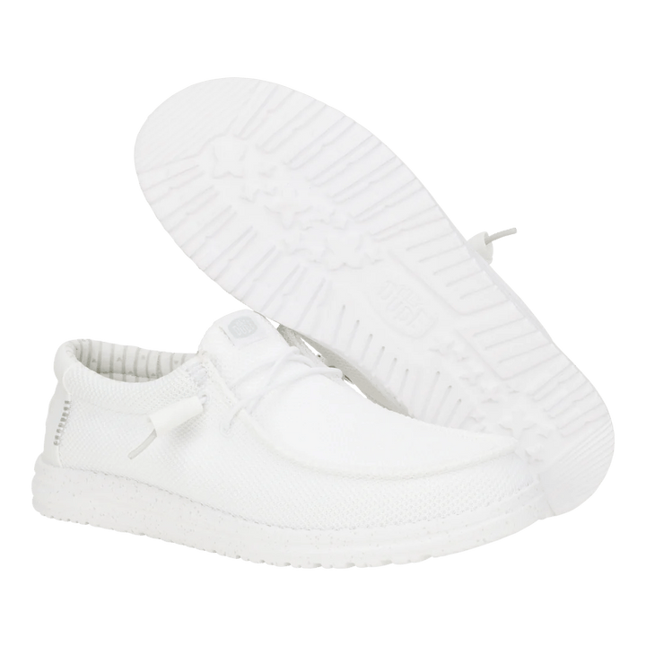 Wally Stretch Sox White Hey Dude footwear