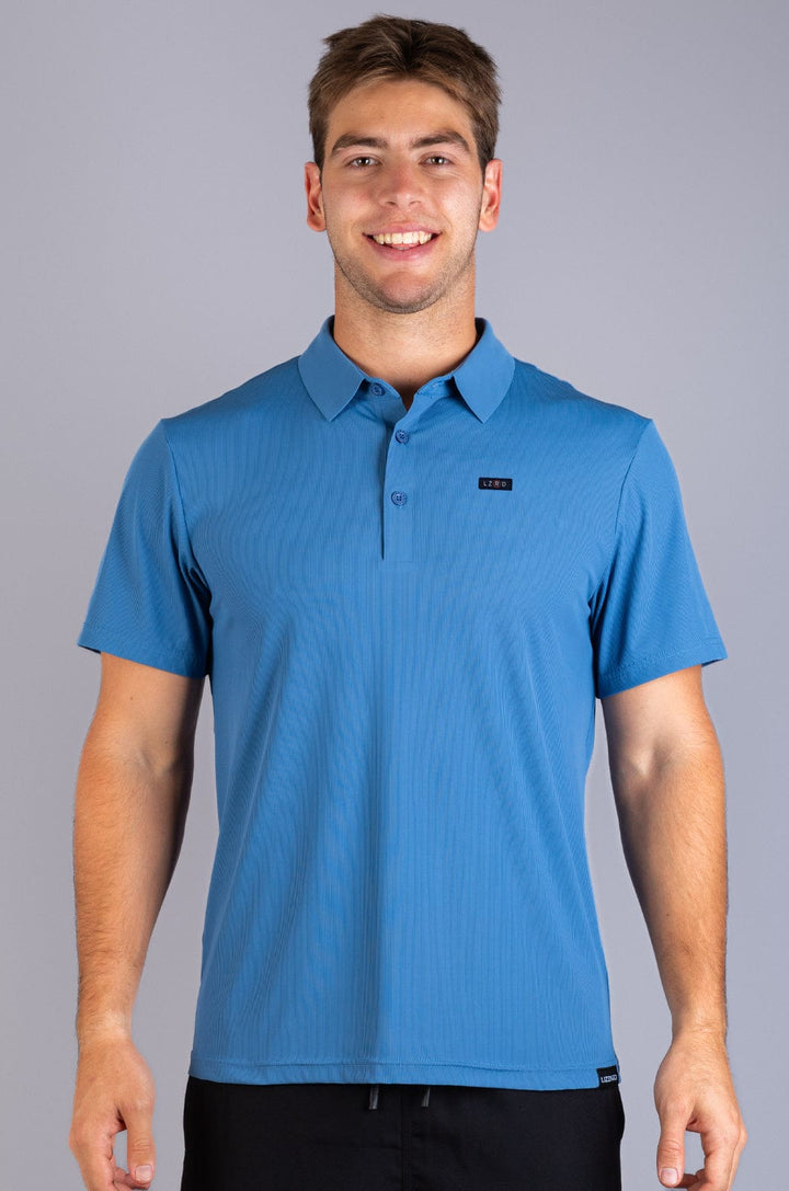 Warrior - Mens S/S Polo Lizzard apparel Coronet Blue / XS