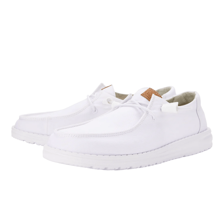 Wendy Canvas White Hey Dude footwear