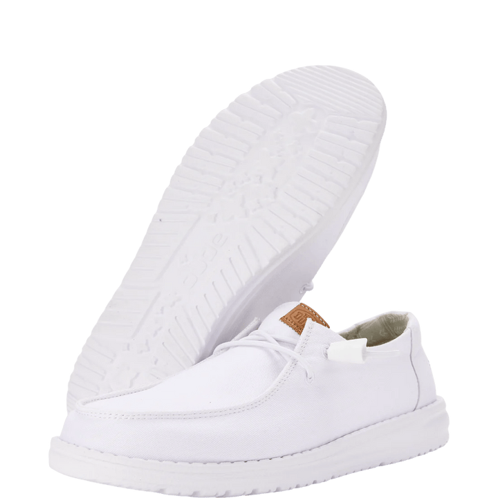 Wendy Canvas White Hey Dude footwear