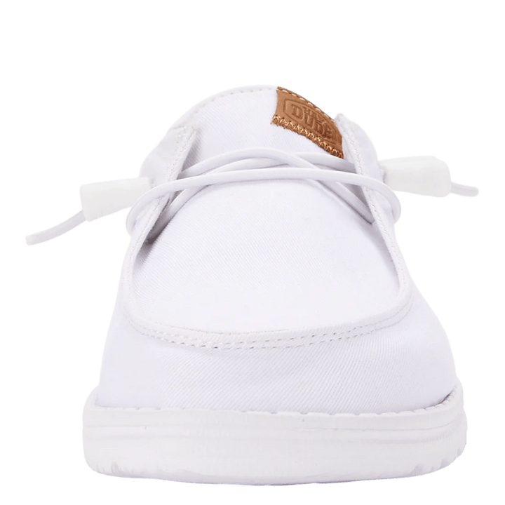 Wendy Canvas White Hey Dude footwear