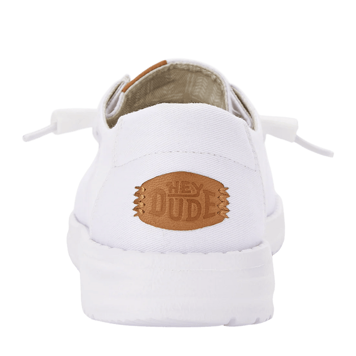 Wendy Canvas White Hey Dude footwear